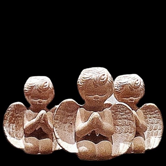 Candle Holder Set, Angel Home Decor, Set of 4 CandleHolders, Vintage Candle - Picture 3 of 14